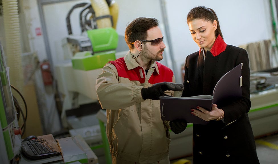 Procesos empresariales para la fabricación industrial