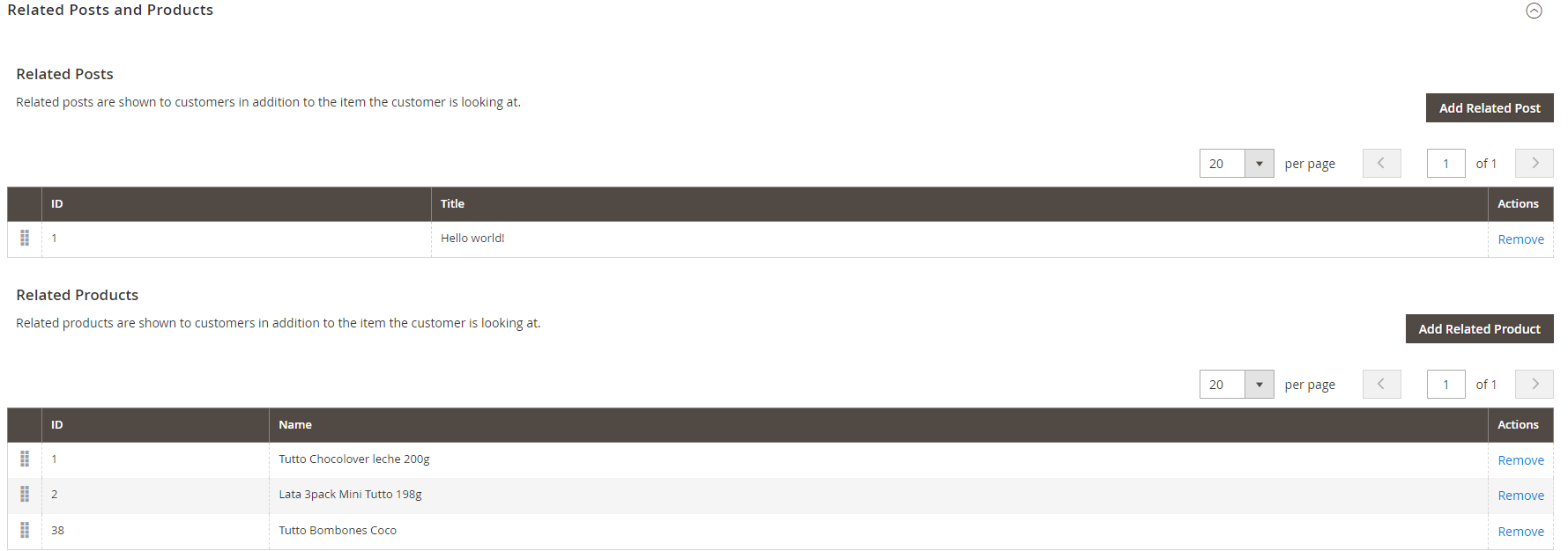 publicaciones y productos_Magento