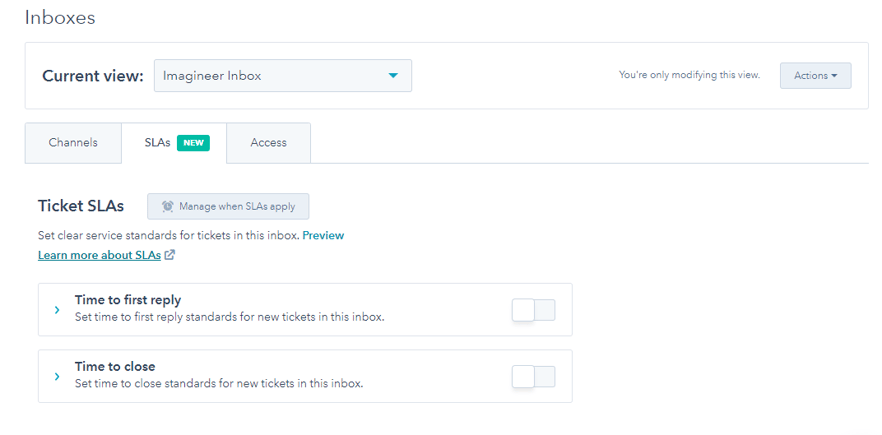 Imagineer _ SLAs HubSpot Product Update
