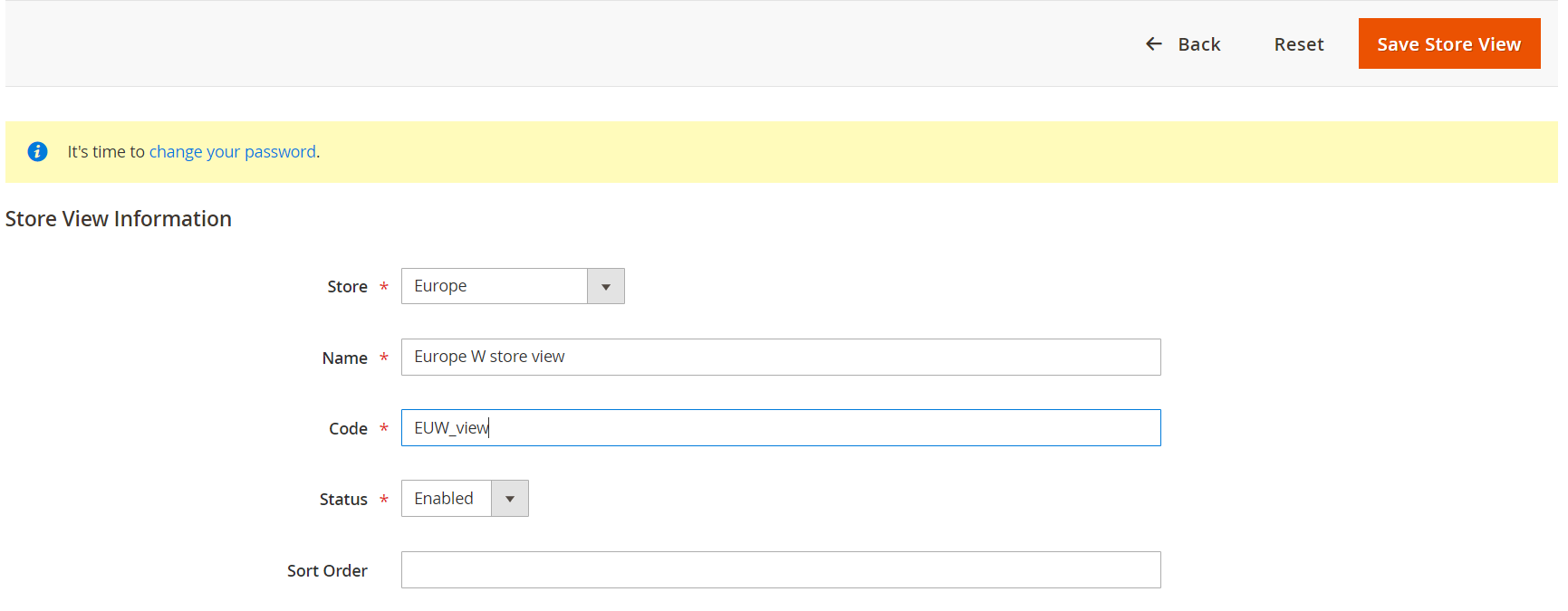 StroresView_Magento