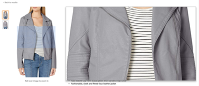Fotos con zoom ecommerce Magento